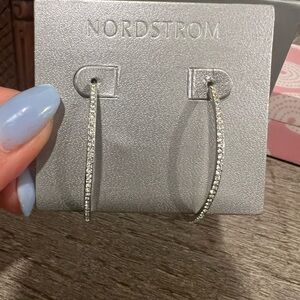 Sterling silver hoops